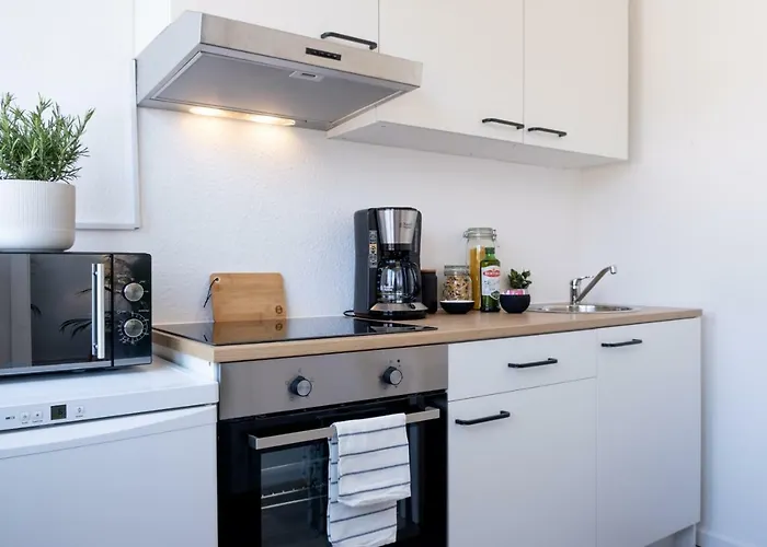 Helles Design-Appartement an der Messe